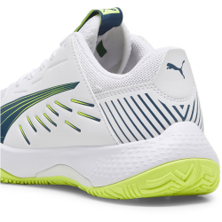 PUMA Accelerate Hallenschuhe Kinder 01 - PUMA white/ocean tropic/lime squeeze 35