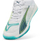 PUMA Accelerate Nitro SQD Hallenschuhe 01 - PUMA white/ocean tropic/sparkling green/lime squeeze 39