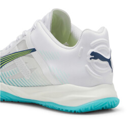 PUMA Accelerate Nitro SQD Hallenschuhe 01 - PUMA white/ocean tropic/sparkling green/lime squeeze 40.5