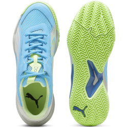 PUMA Nova Court Padelschuhe 01 - luminous blue/puma white/glacial gray 37