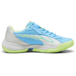 PUMA Nova Court Padelschuhe 01 - luminous blue/puma white/glacial gray 37