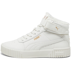 PUMA Carina 2.0 Winterized Mid-Top Sneaker gefüttert Damen 06 - vapor gray/vapor gray/puma gold 40.5