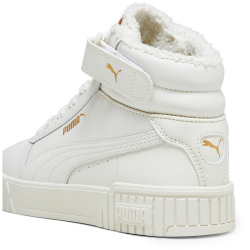 PUMA Carina 2.0 Winterized Mid-Top Sneaker gefüttert Damen 06 - vapor gray/vapor gray/puma gold 40.5