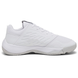 PUMA Accelerate Handballschuhe Kinder 02 - puma white/puma black/concrete gray 33