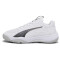 PUMA Accelerate Handballschuhe Kinder 02 - puma white/puma black/concrete gray 34