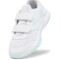 PUMA Varion II V Hallenschuhe mit Klettverschluss Kinder 04 - PUMA white/light aqua 28