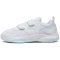 PUMA Varion II V Hallenschuhe mit Klettverschluss Kinder 04 - PUMA white/light aqua 29