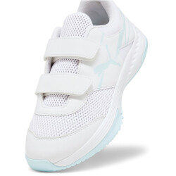 PUMA Varion II V Hallenschuhe mit Klettverschluss Kinder 04 - PUMA white/light aqua 32