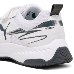 PUMA Varion II V Hallenschuhe mit Klettverschluss Kinder 02 - PUMA white/shadow gray 29