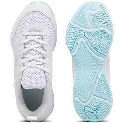 PUMA Varion II Indoor Hallenschuhe Kinder 04 - puma white/light aqua 33