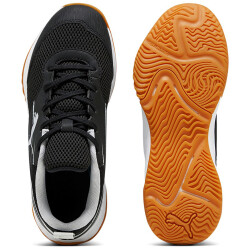 PUMA Varion II Indoor Hallenschuhe Kinder 01 - PUMA black/cool light gray/yellow blaze/gum 38