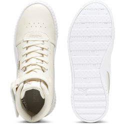 PUMA Carina 2.0 Mid-Top Sneaker Damen 08 - alpine snow/puma white/puma gold 38