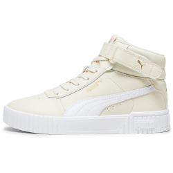PUMA Carina 2.0 Mid-Top Sneaker Damen 08 - alpine snow/puma white/puma gold 38