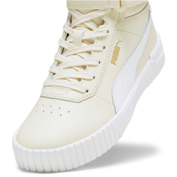 PUMA Carina 2.0 Mid-Top Sneaker Damen 08 - alpine snow/puma white/puma gold 38