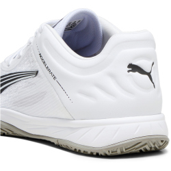 PUMA Accelerate Turbo Hallenschuhe 02 - PUMA white/PUMA black/concrete gray 37.5