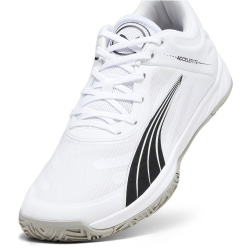 PUMA Accelerate Turbo Hallenschuhe 02 - PUMA white/PUMA black/concrete gray 39