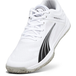 PUMA Accelerate Turbo Hallenschuhe 02 - PUMA white/PUMA black/concrete gray 41