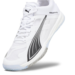 PUMA Accelerate Nitro SQD Hallenschuhe 03 - PUMA white/PUMA black/concrete gray 42