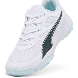 PUMA SolarFLASH II Hallenschuhe Kinder 08 - PUMA white/nitro blue/shadow gray 28