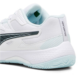 PUMA SolarFLASH II Hallenschuhe Kinder 08 - puma white/nitro blue/shadow gray 31