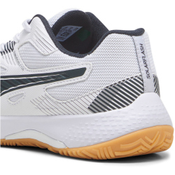 PUMA SolarFLASH II Hallenschuhe Kinder 07 - PUMA white/shadow gray/gum 28
