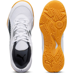 PUMA SolarFLASH II Hallenschuhe Kinder 07 - PUMA white/shadow gray/gum 28