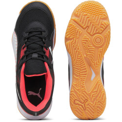 PUMA SolarFLASH II Hallenschuhe Kinder 06 - PUMA black/fire orchid/PUMA white/gum 34