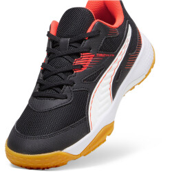 PUMA SolarFLASH II Hallenschuhe Kinder 06 - puma black/fire orchid/puma white/gum 35.5