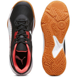 PUMA SolarFLASH II Hallenschuhe 06 - PUMA black/fire orchid/PUMA white/gum 48