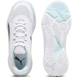 PUMA SolarSTRIKE II Hallenschuhe 07 - PUMA white/shadow gray/nitro blue 41