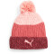 PUMA Pom Beanie Damen 04 - peach smoothie/electric blush/dark jasper ADULT