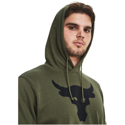 UNDER ARMOUR Project Rock Terry kurzarm Hoodie Herren