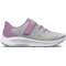 UNDER ARMOUR Pursuit 3 BL AC Laufschuhe M&auml;dchen 100 - halo gray/fresh orchid/lumos lime 33