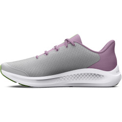 UNDER ARMOUR Charged Pursuit 3 BL Laufschuhe Mädchen 100 - halo gray/fresh orchid/lumos lime 35.5