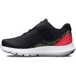 UNDER ARMOUR Surge 3 Print AC Laufschuhe Jungen 001 - black/black/beta 25