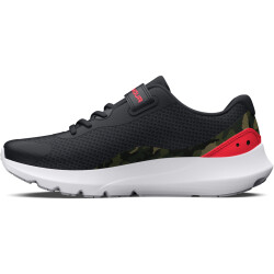 UNDER ARMOUR Surge 3 Print AC Laufschuhe Jungen 001 - black/black/beta 29