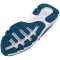 UNDER ARMOUR Charged Revitalize Laufschuhe Herren 300 - blue granite/blue granite/white 42