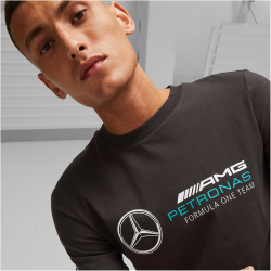 PUMA Mercedes MAPF1 Essentials Logo T-Shirt Herren