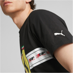 PUMA Ferrari Race Heritage Big Shield T-Shirt Herren