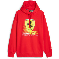 PUMA Ferrari Race Colored Big Shield Hoodie Herren 02 - rosso corsa XL