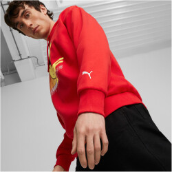 PUMA Ferrari Race Colored Big Shield Hoodie Herren 02 - rosso corsa XL