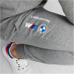 PUMA BMW M Motorsport Essentials Fleece Jogginghose Herren 03 - medium gray heather M