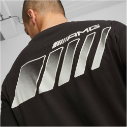PUMA AMG Logo T-Shirt Herren 01 - PUMA black XL