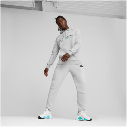 PUMA Mercedes MAPF1 Essentials Fleece Jogginghose Herren 02 - mercedes team silver M