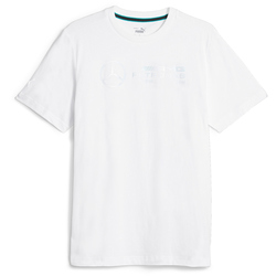 PUMA Mercedes MAPF1 Logo T-Shirt Herren 03 - puma white S
