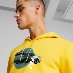 PUMA Porsche Legacy Graphic Hoodie Herren 06 - sport yellow L