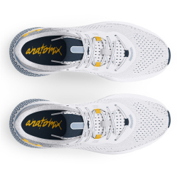 UNDER ARMOUR HOVR Turbulence 2 Laufschuhe Herren 101 - white/varsity blue/tahoe gold 45