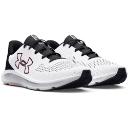 UNDER ARMOUR Charged Pursuit 3 BL Laufschuhe Herren 101 - white/black/red 43