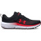 UNDER ARMOUR Assert 10 AC Laufschuhe Jungen 003 - black/deep red/red 33.5