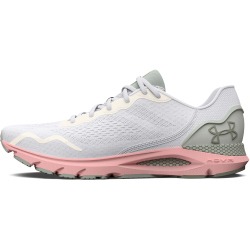 UNDER ARMOUR HOVR Sonic 6 Laufschuhe Damen 103 - white/olive tint/grove green 40.5